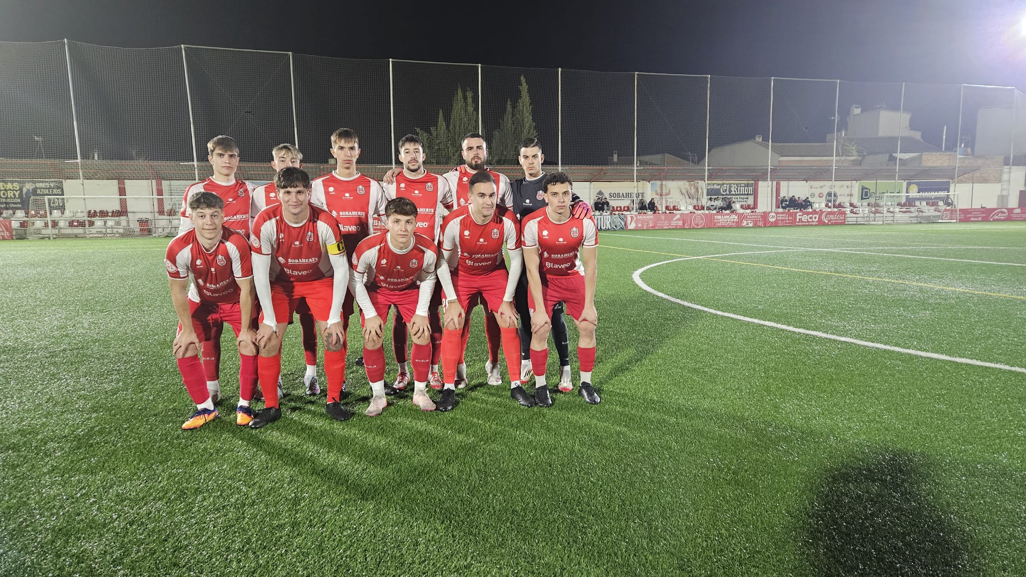 Equipo titular del C.D. Torreperogil B ante el Jódar C.F.