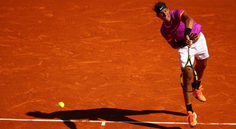 Rafa Nadal, en su partido ante Alexander Zverev.