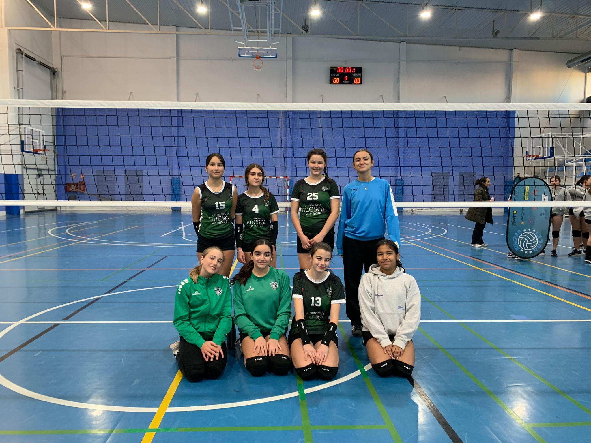 Equipos del Club Voleibol Huesca