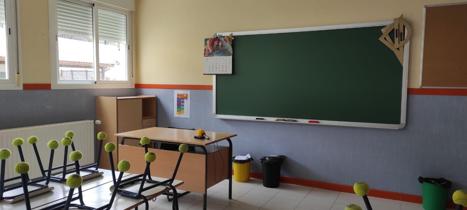 Un aula en el Ceip NSN