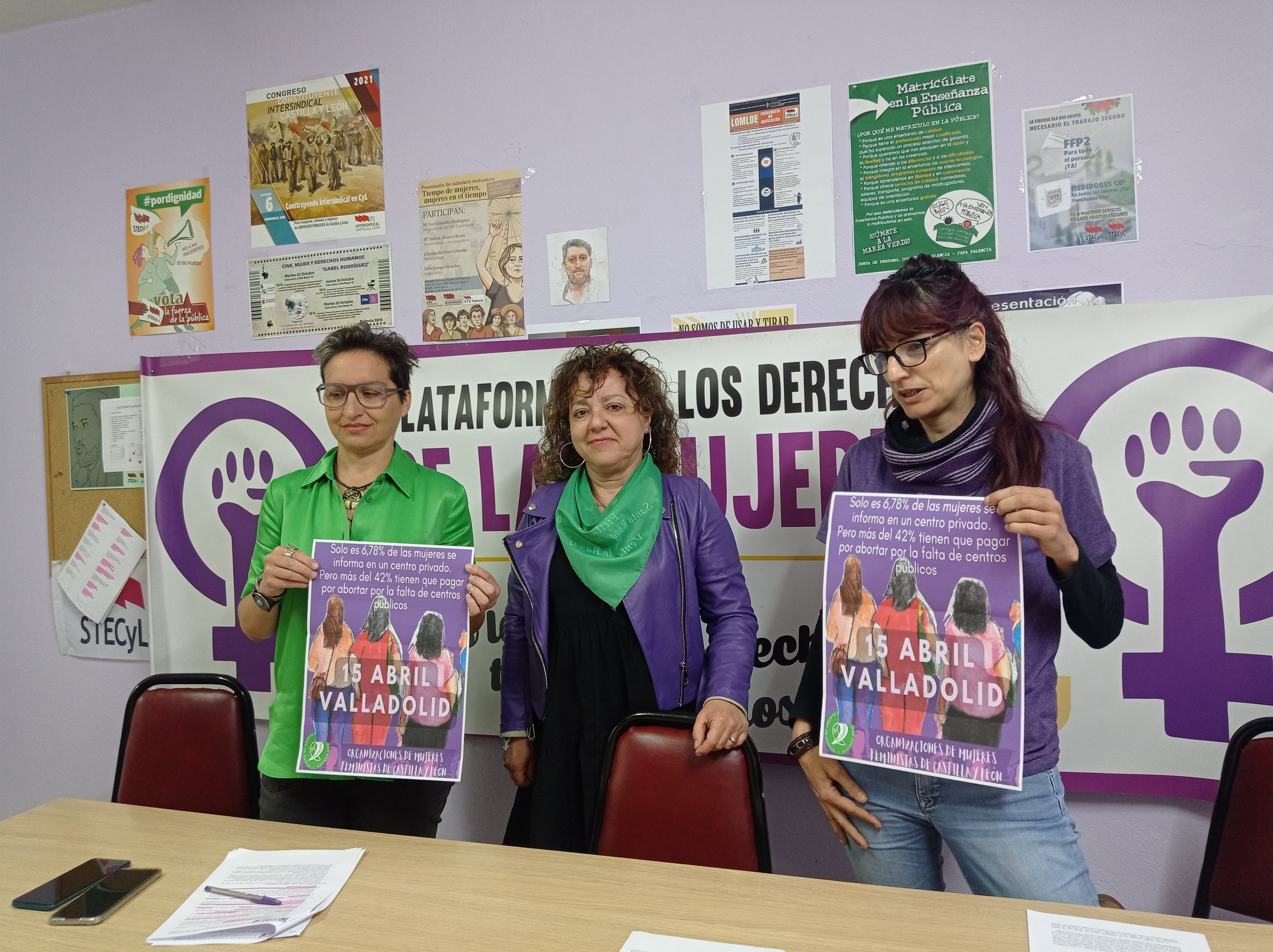 Ana Redondo, Montserrat de Val y Almudena Mediavilla