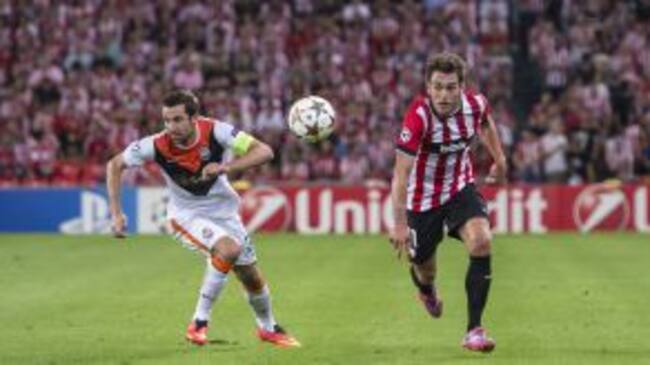 17/09/14 PARTIDO CHAMPIONS LEAGUE ATHLETIC DE BILBAO - SHAKHTAR DONETSK IBAI GOMEZ