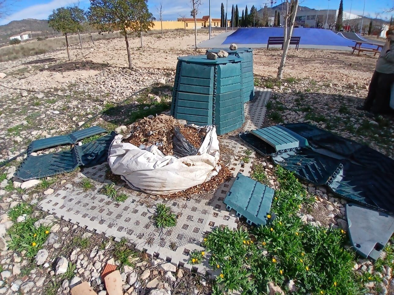 Mal uso de las composteras