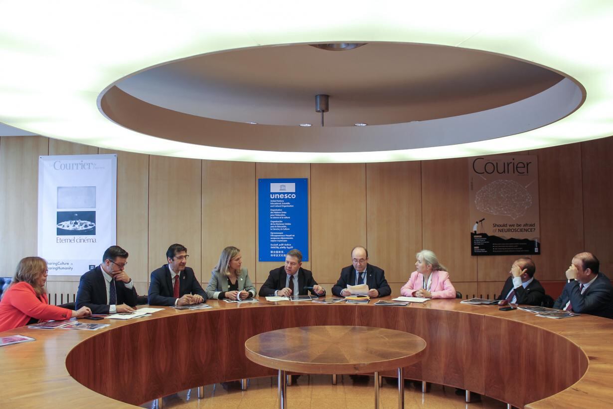 Reunión con el embajador de España en la Organización de las Naciones Unidas para la Educación, la Ciencia y la Cultura (UNESCO)