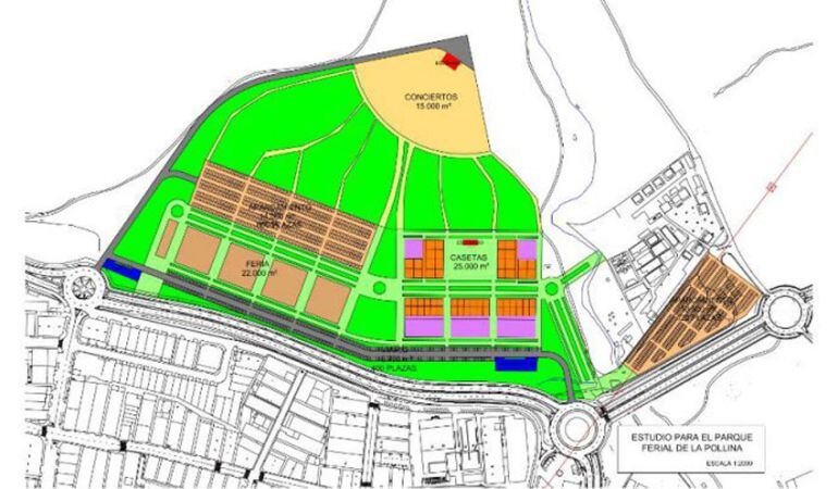 El nuevo Recinto Ferial se construirá en la zona de La Pollina.