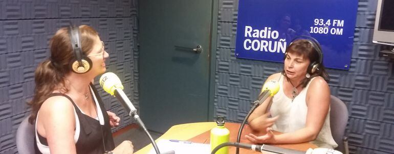 Lanzada calatayud, nueva gerente de Turismo de A Coruña junto a Mayte González