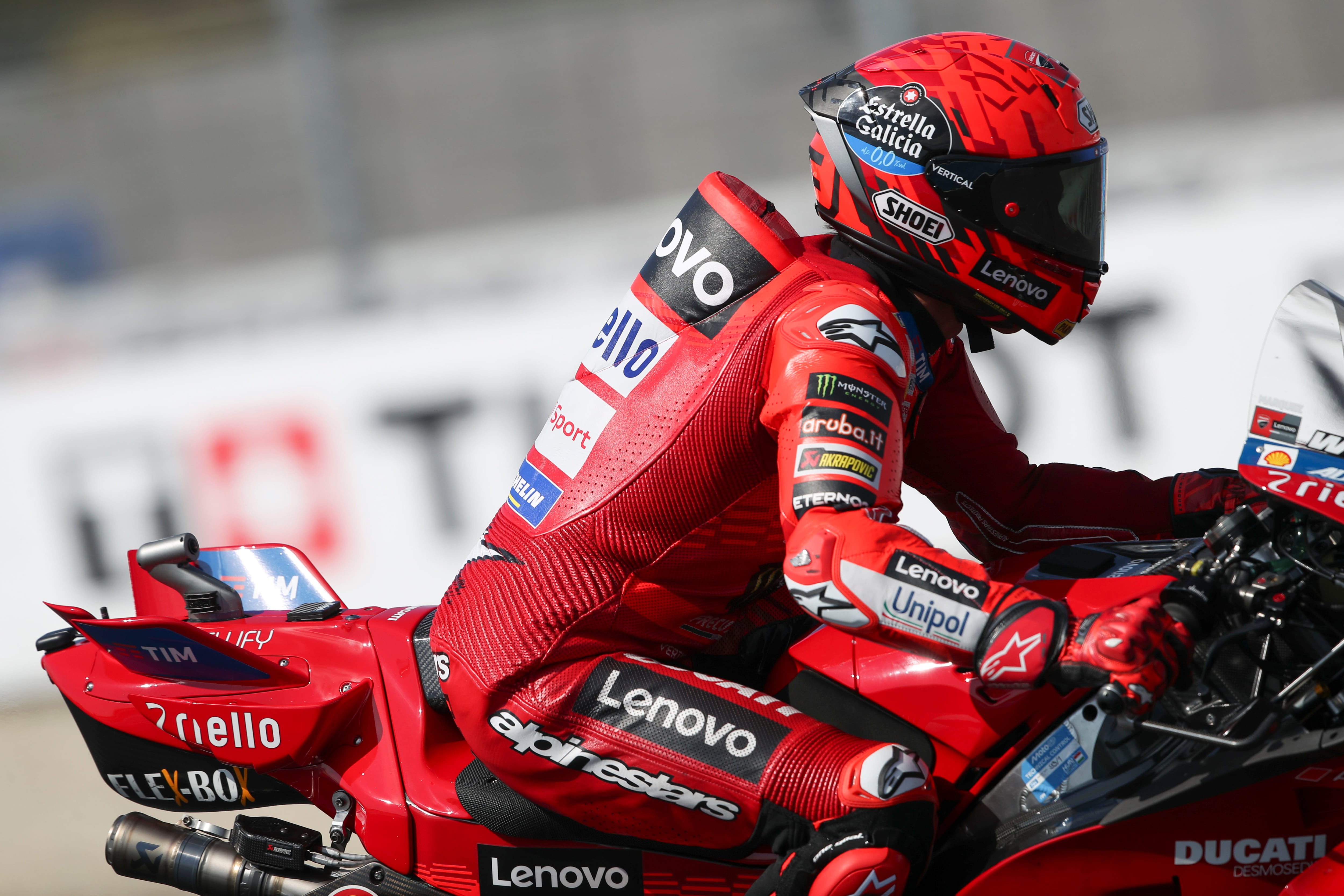 Marc Márquez, durante el GP de Hungría 2025