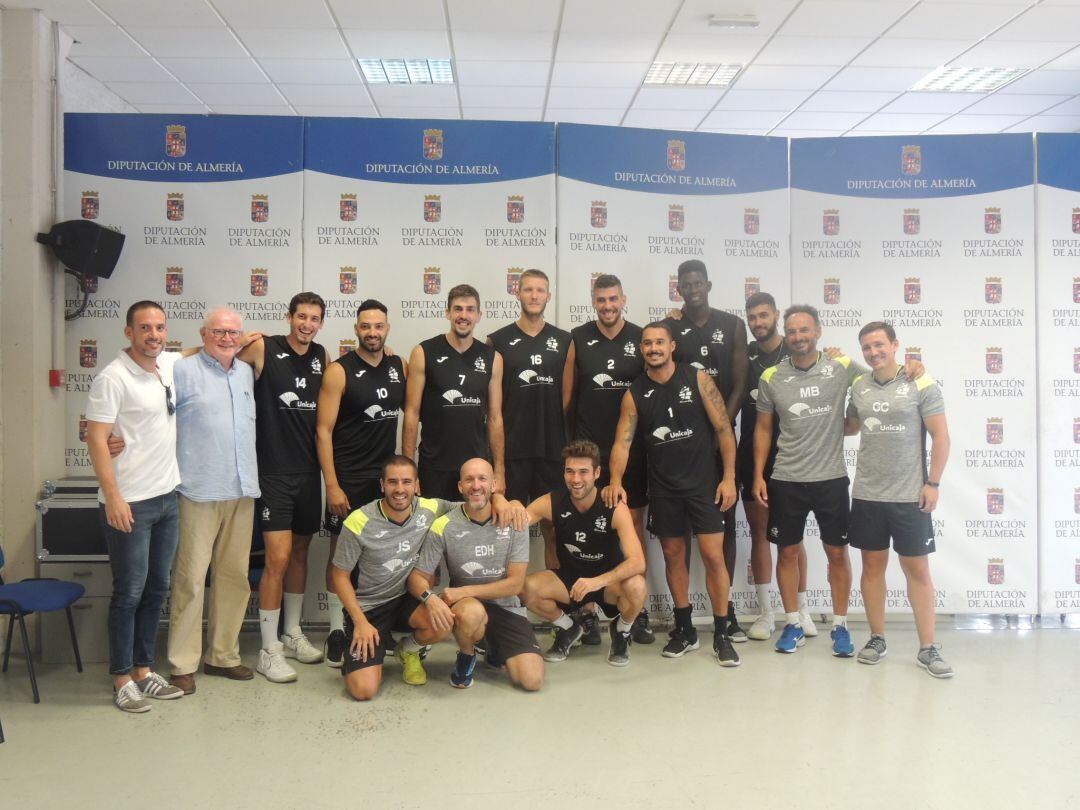 La plantilla del Unicaja Almería ya prepara la próxima temporada.