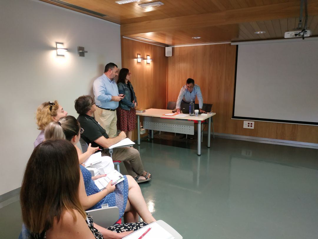 Curso de Enoturismo e Interpretación del Patrimonio organizado por la Universidad de León en Camponaraya.