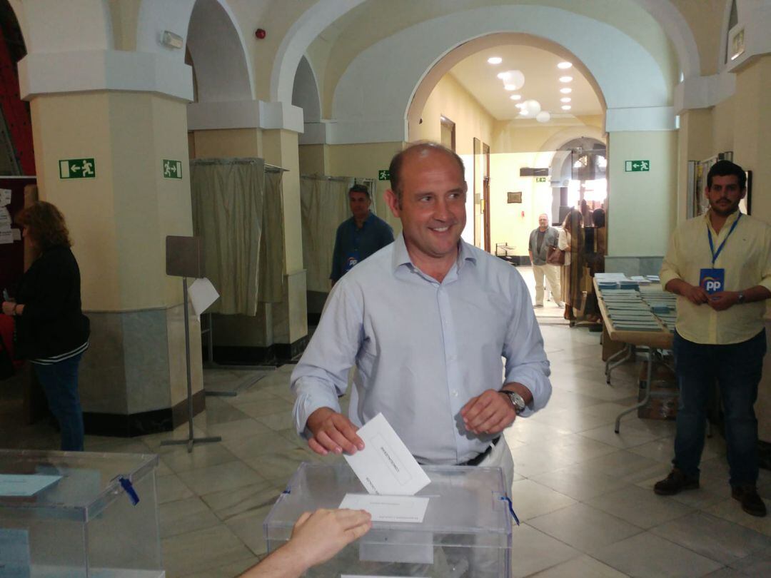 El candidato del PP a la alcaldía, Juan José Ortiz
