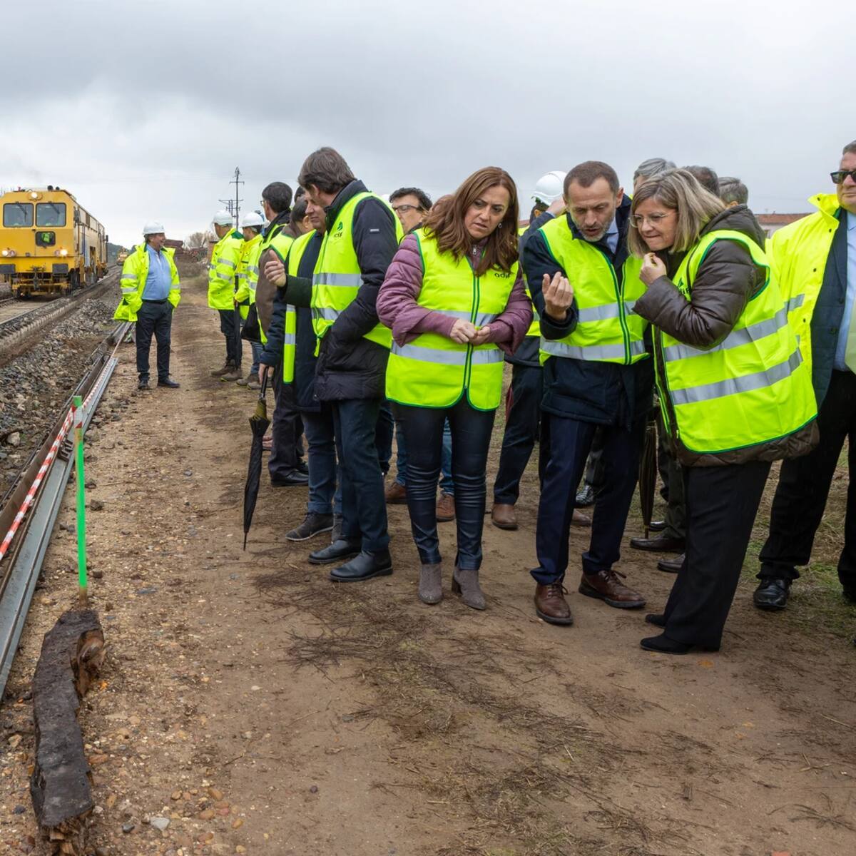 Las obras del tren Soria-Torralba estarán listas en el mes de mayo