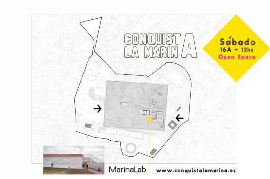 Cartel de la última sesión de participación ciudadana en La Marina