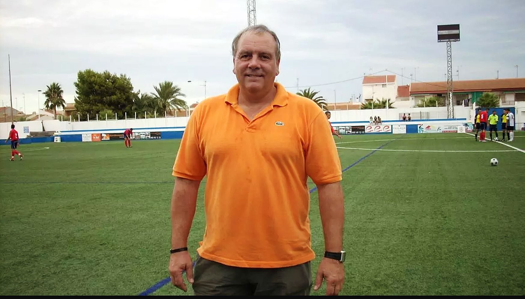 Carlos Trasante siempre vinculado al fútbol de la Región de Murcia.