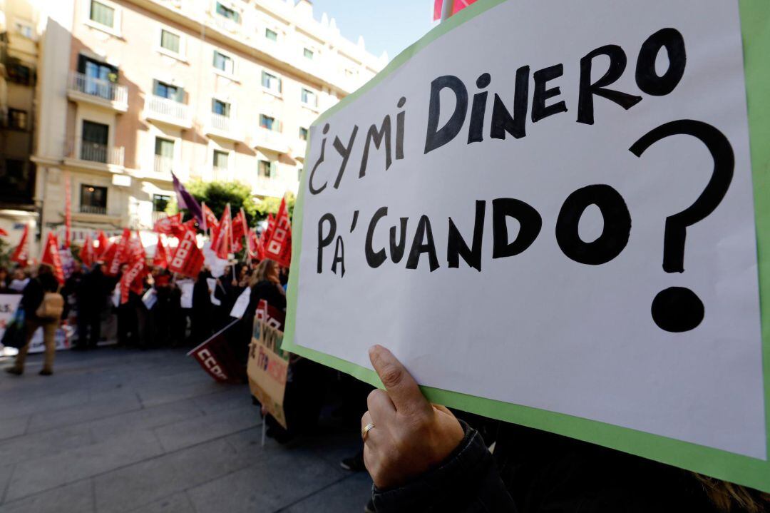 Protestas de trabajadores de Raspeig
