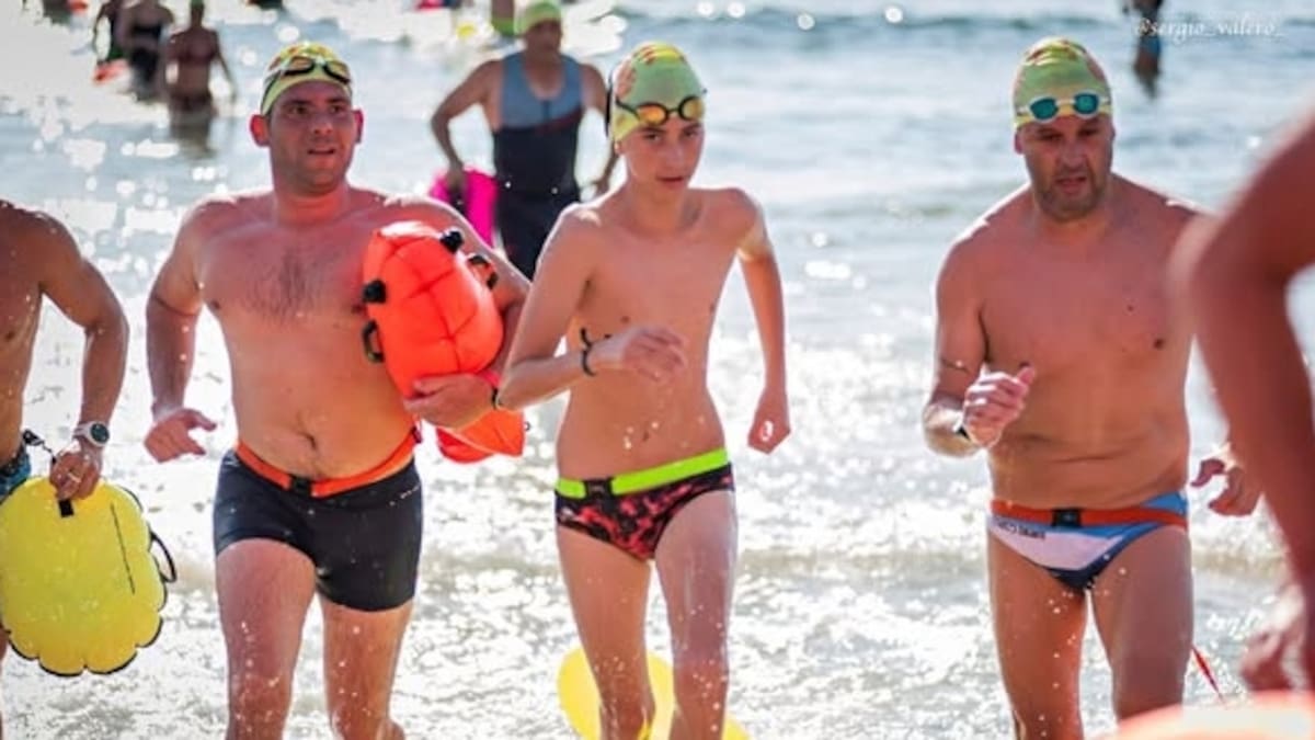 Cristopher Díaz logra el bronce en la Copa de Alicante de Aguas Abiertas con el Club Natación Elda