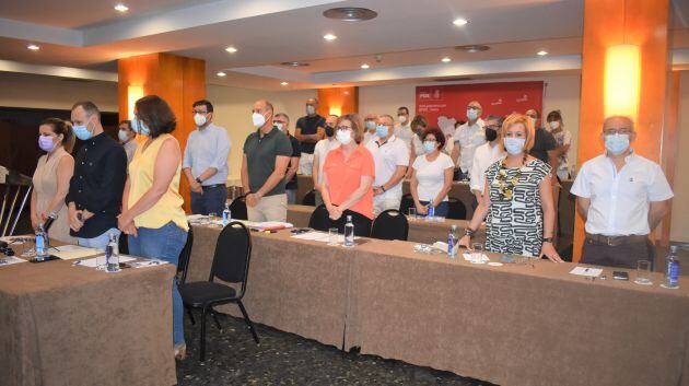 Asistentes al comité provincial.