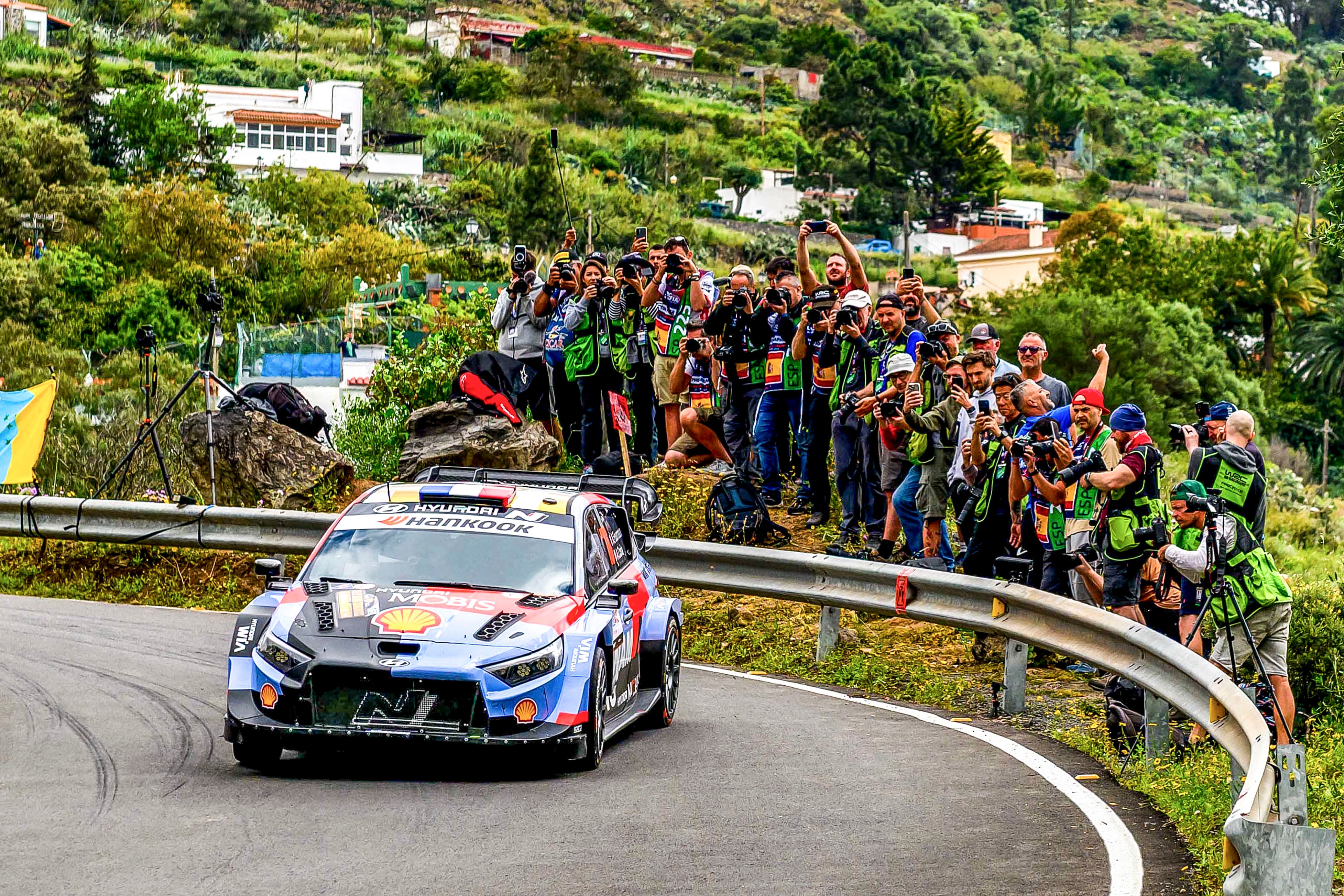 El Rally Islas Canarias, durante su etapa del 23 de abril
