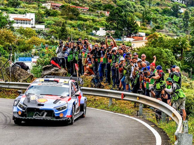 El Rally Islas Canarias, durante su etapa del 23 de abril