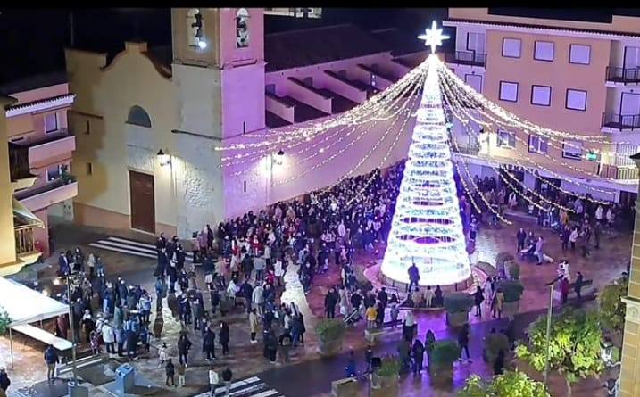Encendido de la Navidad en Caudete