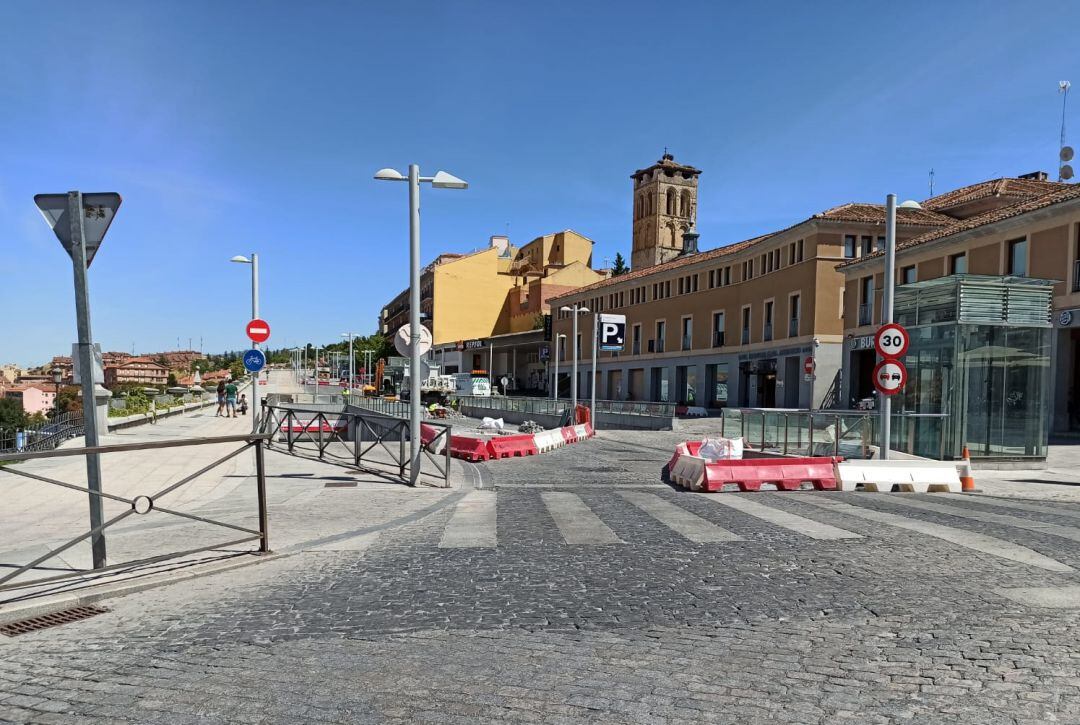 Obras en el Avenida Padre Claret