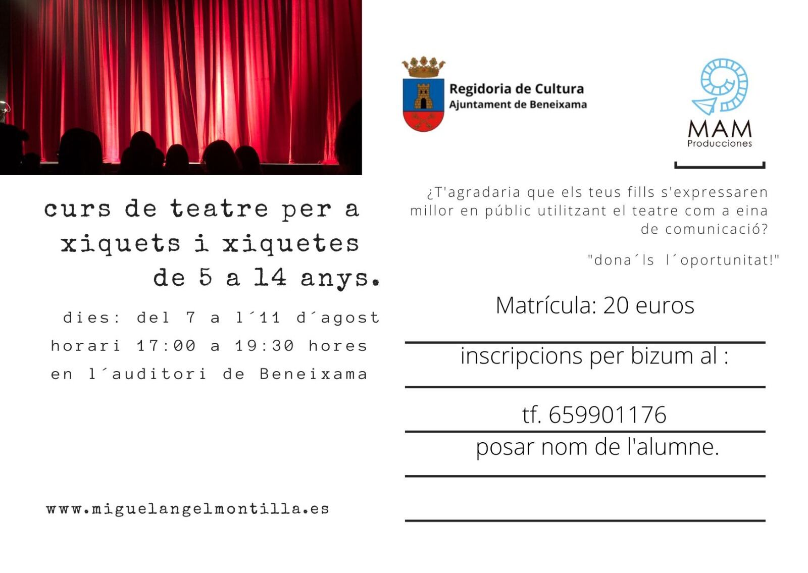 Curso de teatro