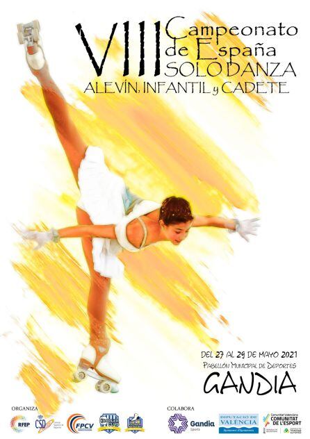 Cartel del VIII Campeonato de España Solo Danza