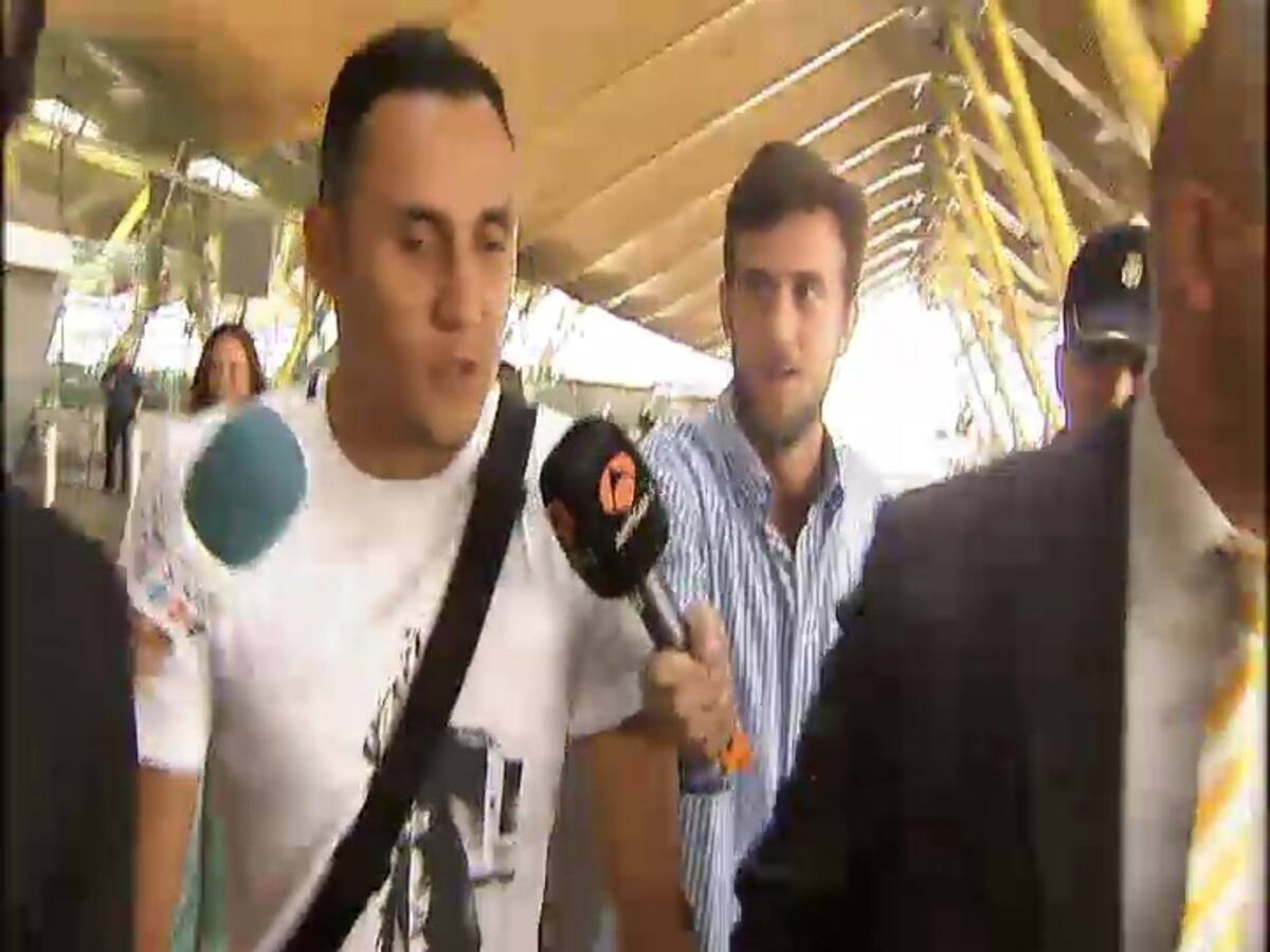 Keylor Navas ya está en Madrid