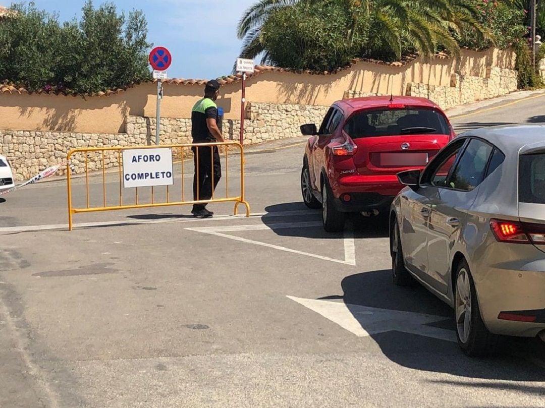 Imagen de archivo de control de aforos.