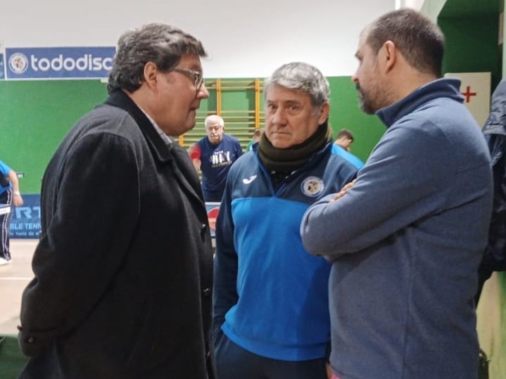 José Ángel Aparicio durante su visita este fin de semana al Colegio Pío XII