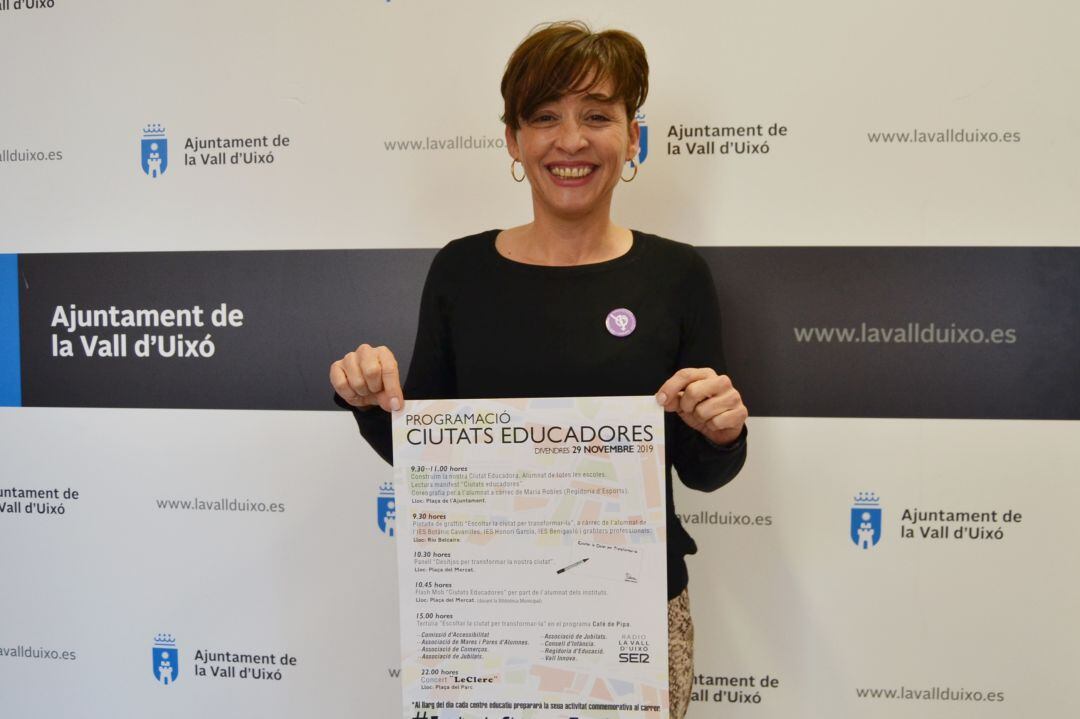 La concejala de Educación, Carmen García