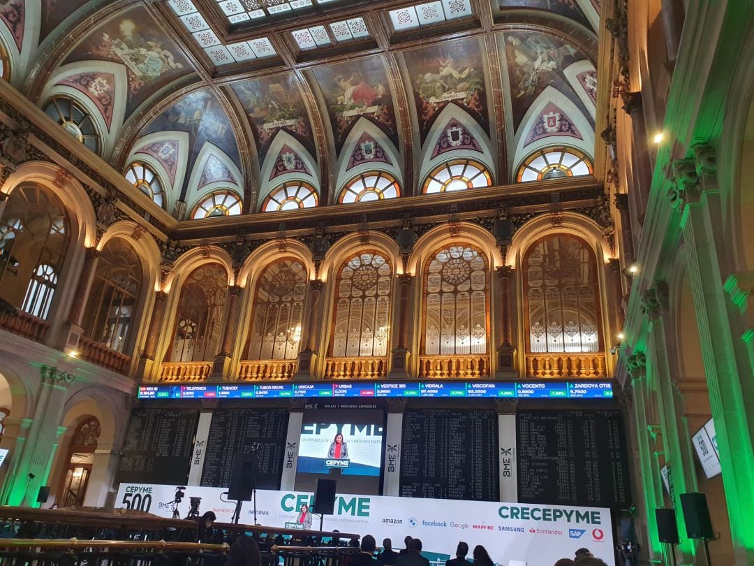 Edificio de la bolsa que acogió la presentación