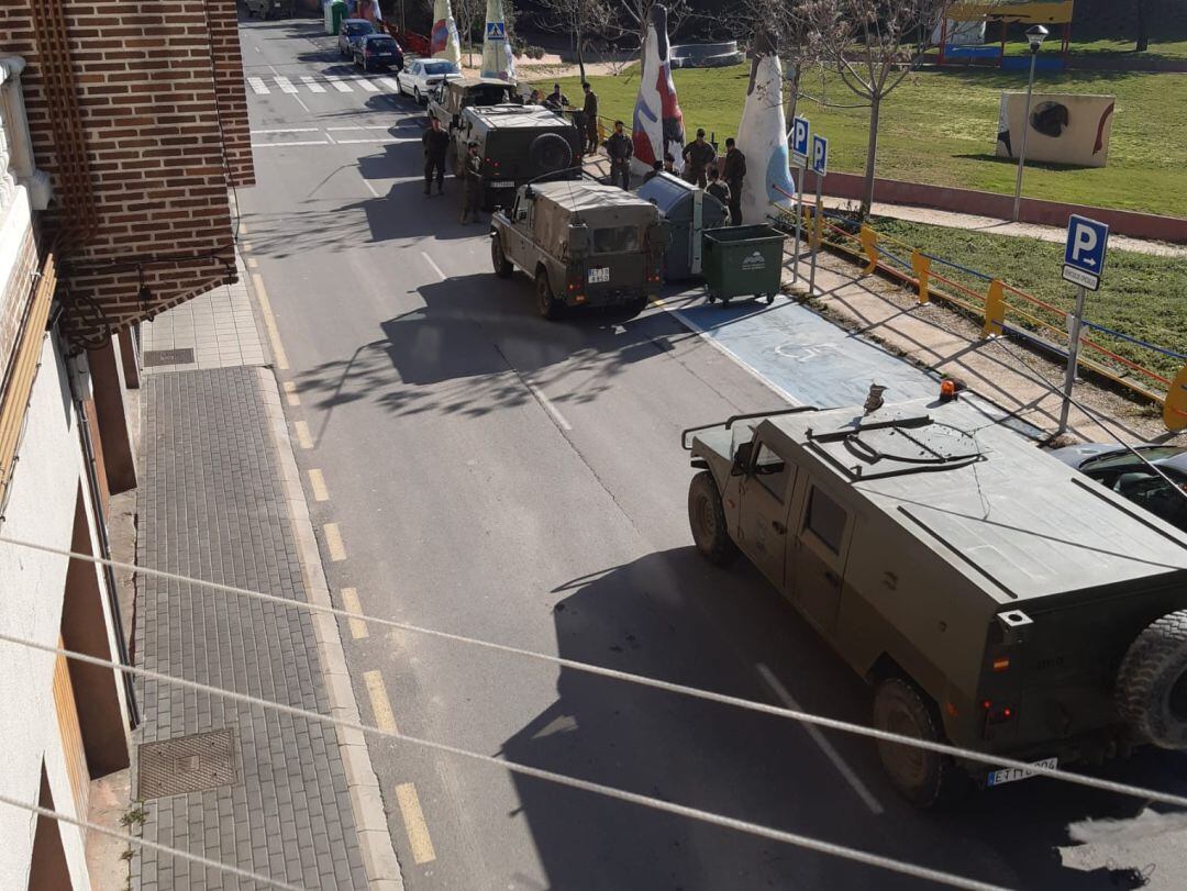 El Ejército desarrolla labores de sensibilización e información en Medina del Campo