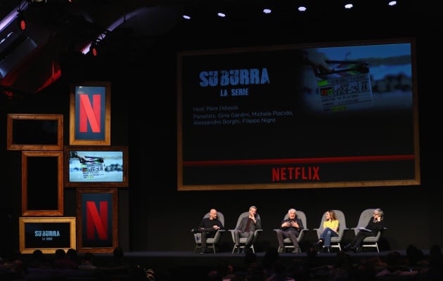 El panel de &#039;Suburra&#039;, la serie original de Italia