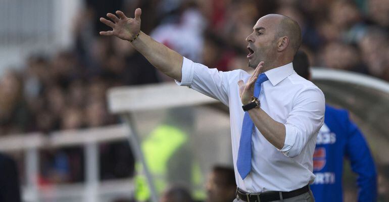 Paco Jémez, durante un encuentro como entrenador del Rayo Vallecano en España