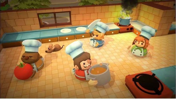 Captura de pantalla del videojuego Overcooked!