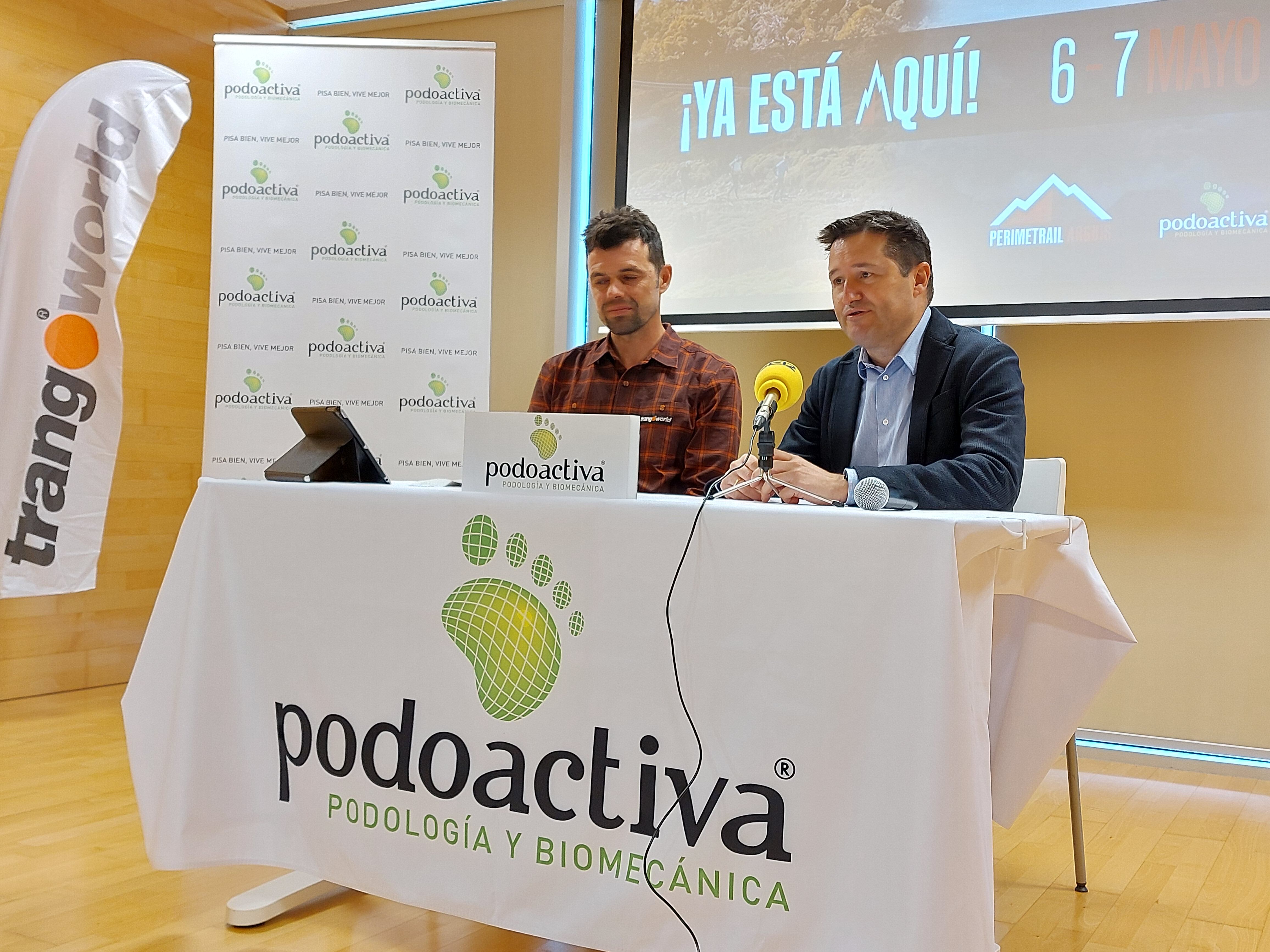 Toño Laguarta y José Víctor Alfaro en la presentación