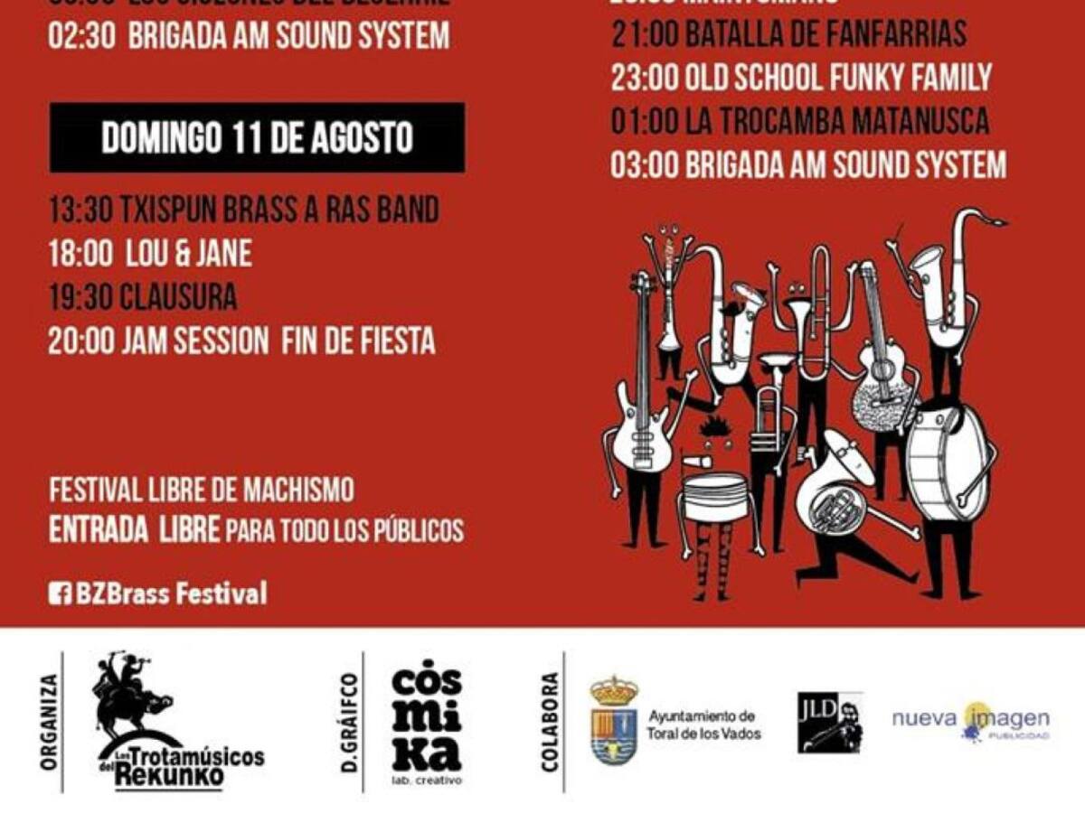 La II edición del Festival BZBras aterriza en Toral de los Vados este fin de semana