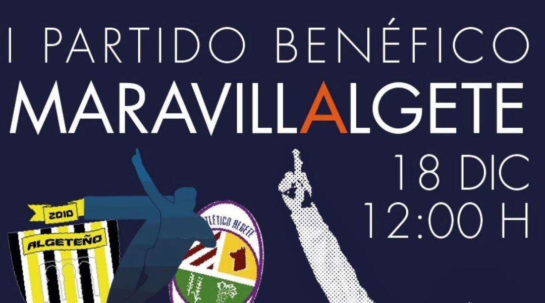 Algete organiza un partido de fútbol benéfico junto a la Fundación Juanito Maravilla