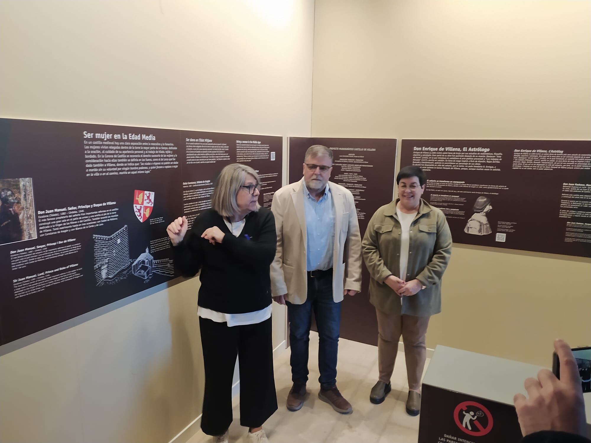 Momento de la presentación