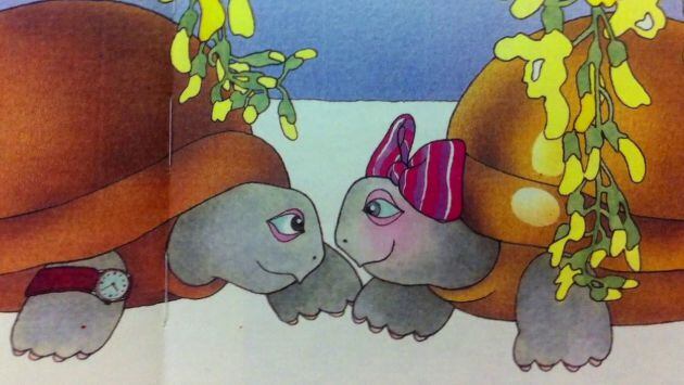 Arturo y Clementina, en una imagen del libro.