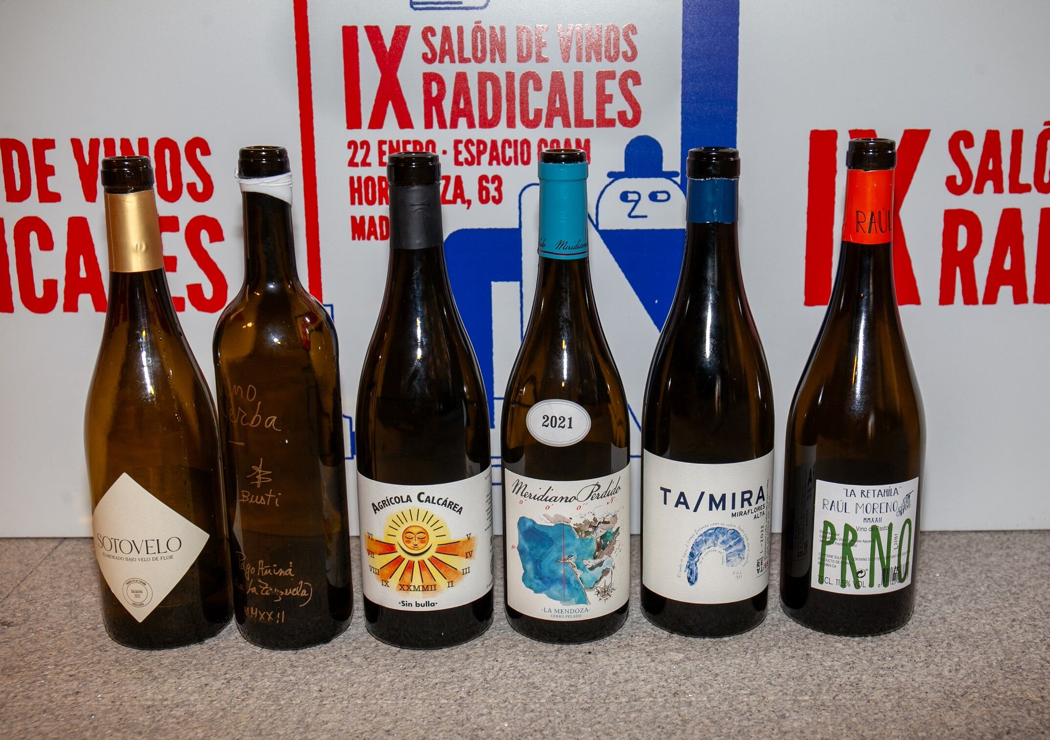 Vinos de la cata Cádiz en blanco puro