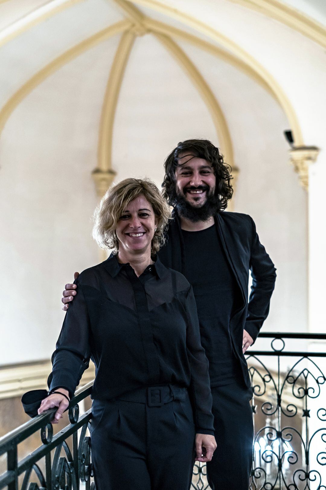 Los artistas Belén Sierra e Iker Martín