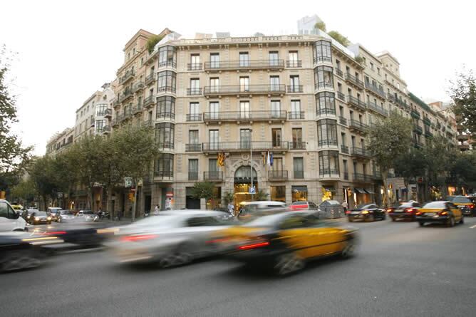 Una calle de la ciudad de Barcelona