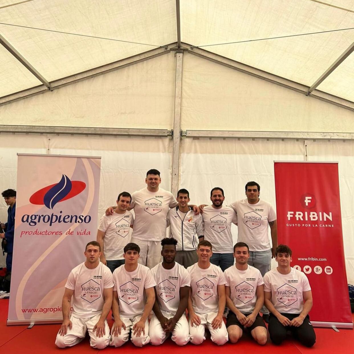 Equipo de la liga. Foto: Club Judo Binéfar