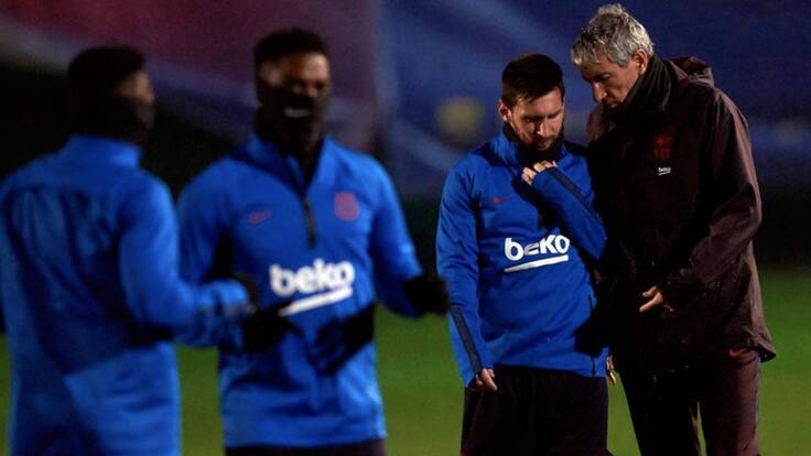 La forta discussió Setién-Messi: "Si no te gusta, ahí tienes la puerta"
