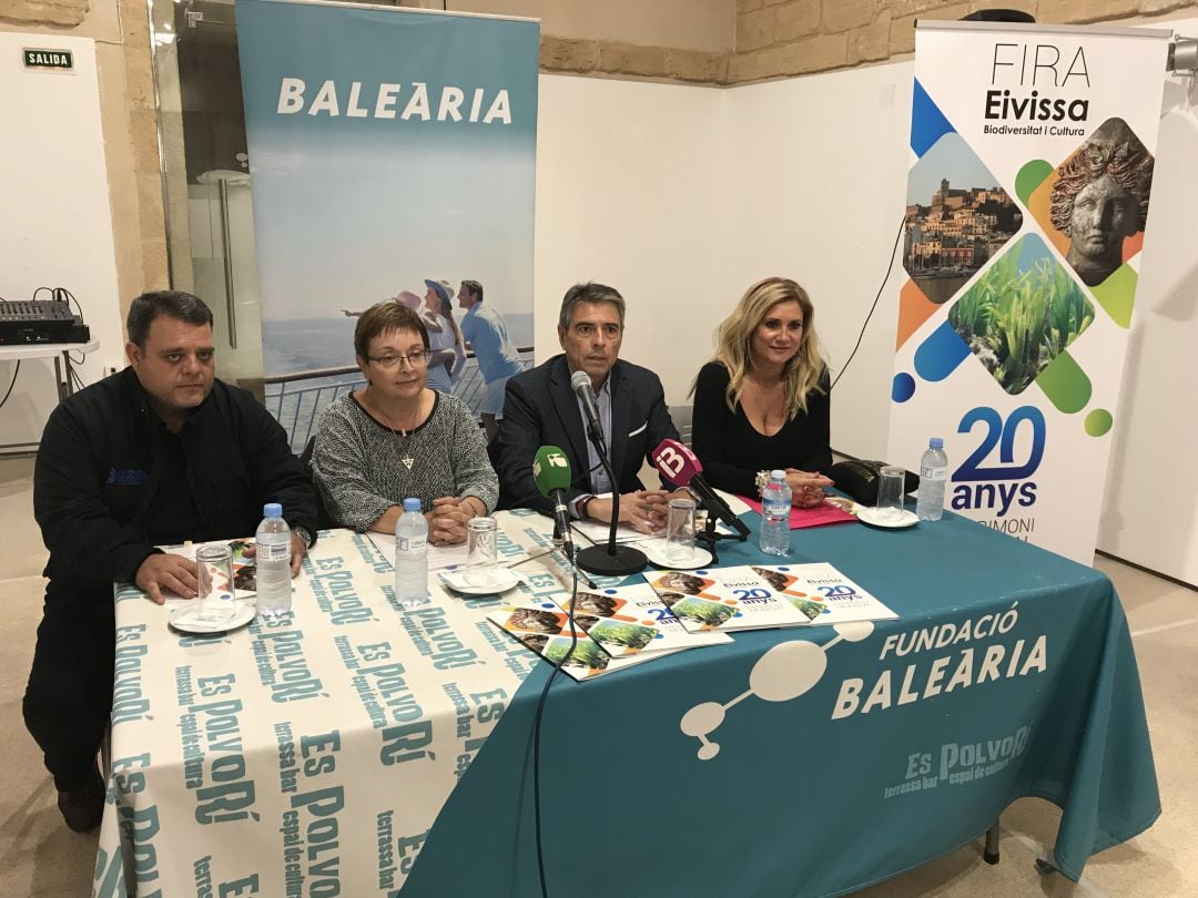 Presentación de la Fira Eivissa Biodiversitat i Cultura, a celebrar en Baleària Port en Dénia.