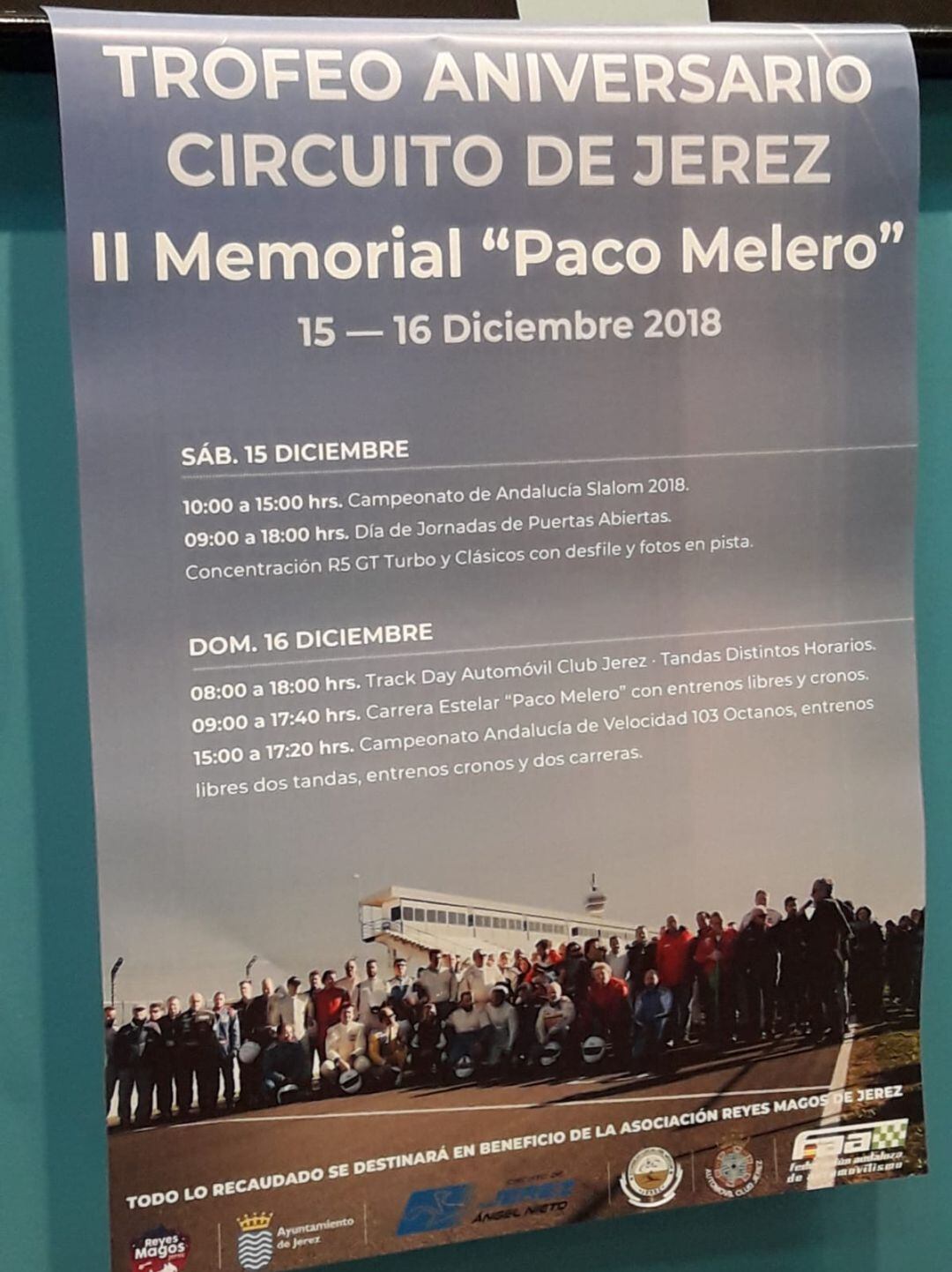 Cartel promocional del II Memorial &#039;Paco Melero&#039;