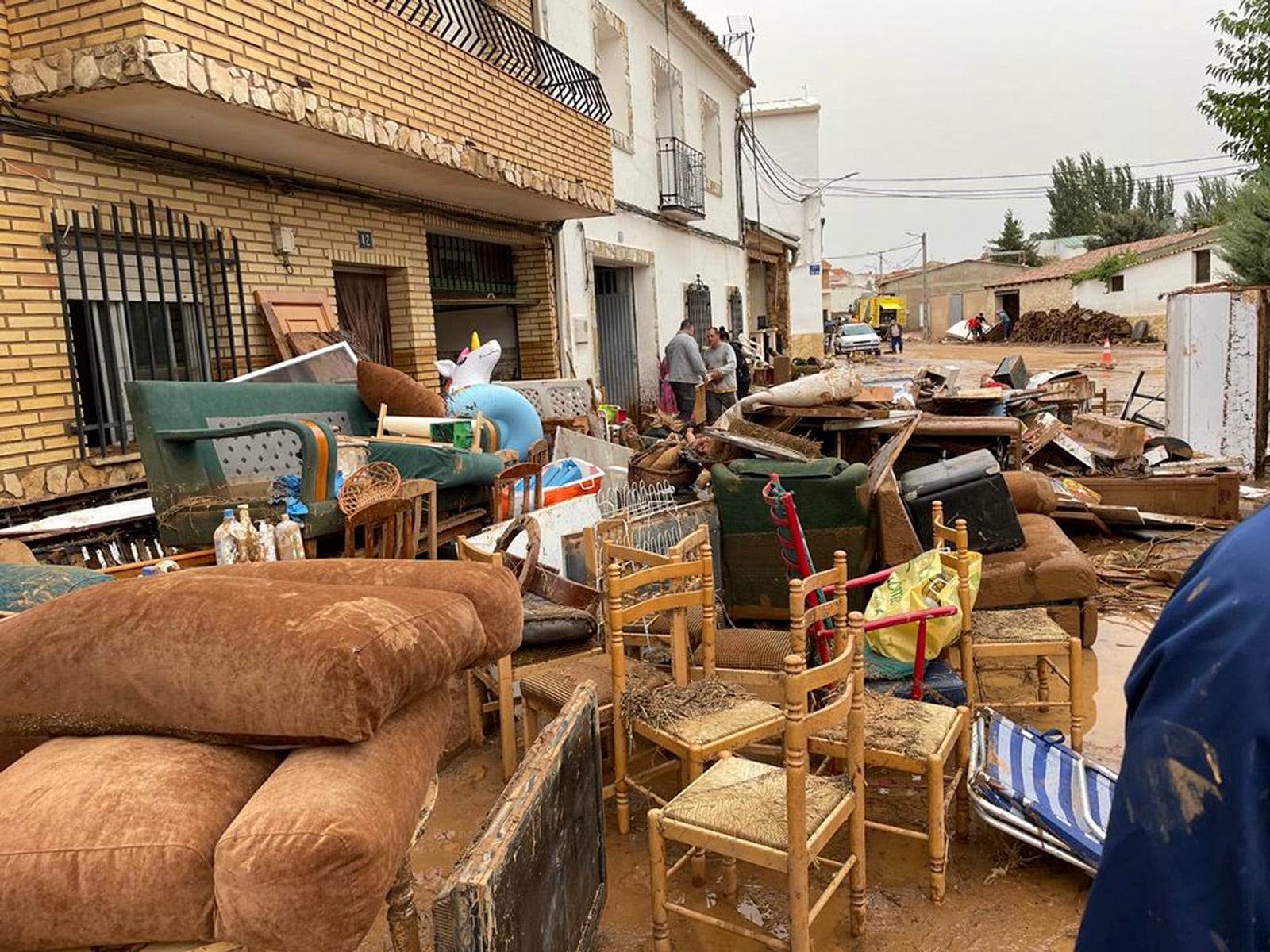 Daños en Buenache de Alarcón (Cuenca) ocasionados por la Depresión Aislada en Niveles Altos (DANA).