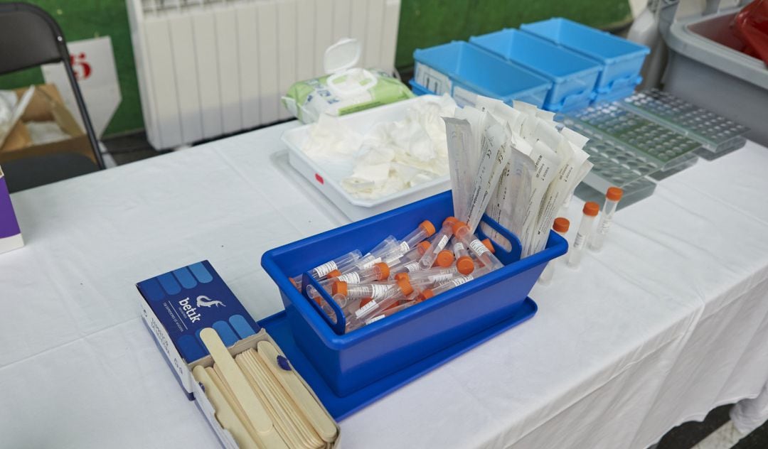 Archivo de imagen de las pruebas de coronavirus