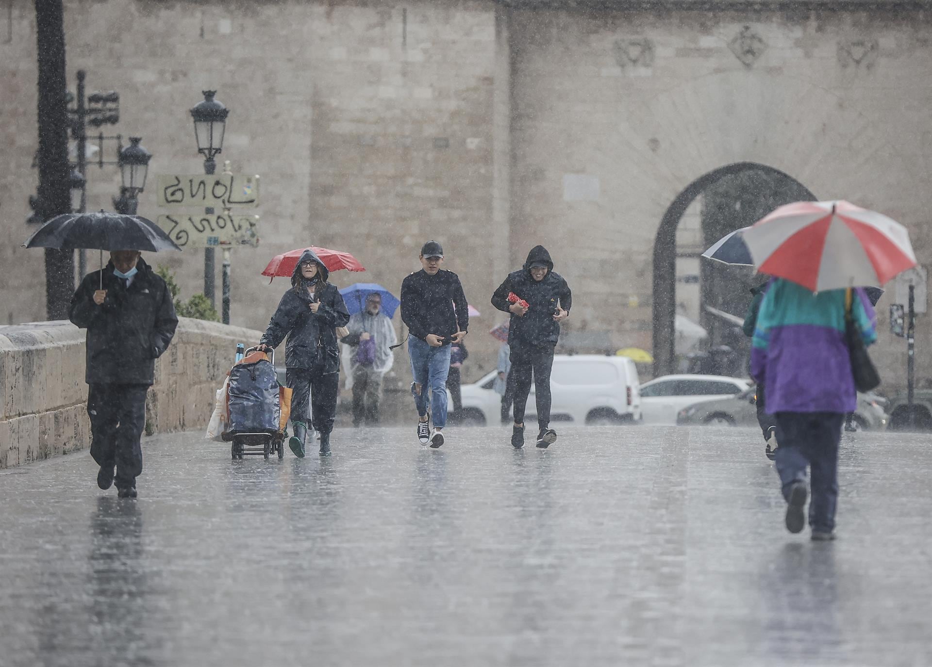 Previsión de lluvias y tormentas en la Comunitat Valenciana